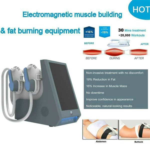 

high qulaity hiemt slimming machines high intensity electromagnetic muscle training stimulator emslim system beauty salon equip@001