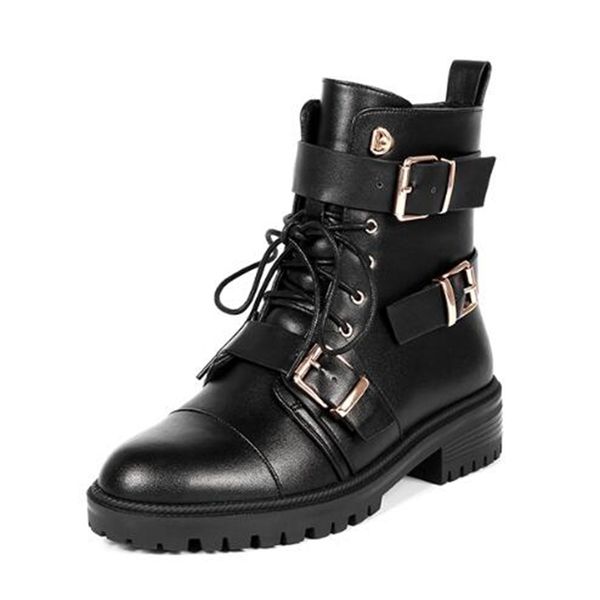 

female 2021 genuine british wild tube european and short boots 1 0q7w, Black
