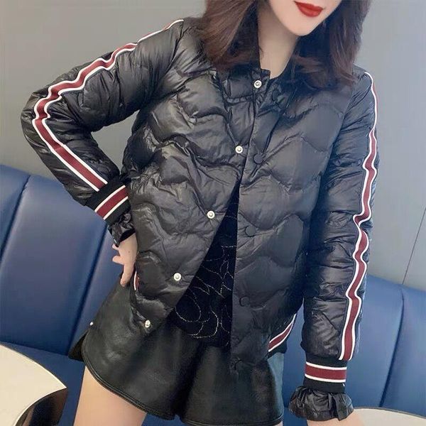 

short stand collar fashion coat 2020 winter women's new style, Black