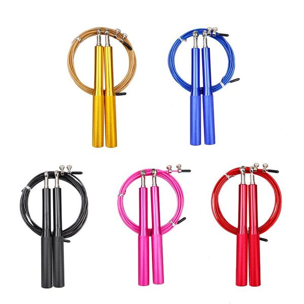 

jump ropes rope wire 3 meters adjustable speed skipping for gym workout fitness equipment fit exercise competition