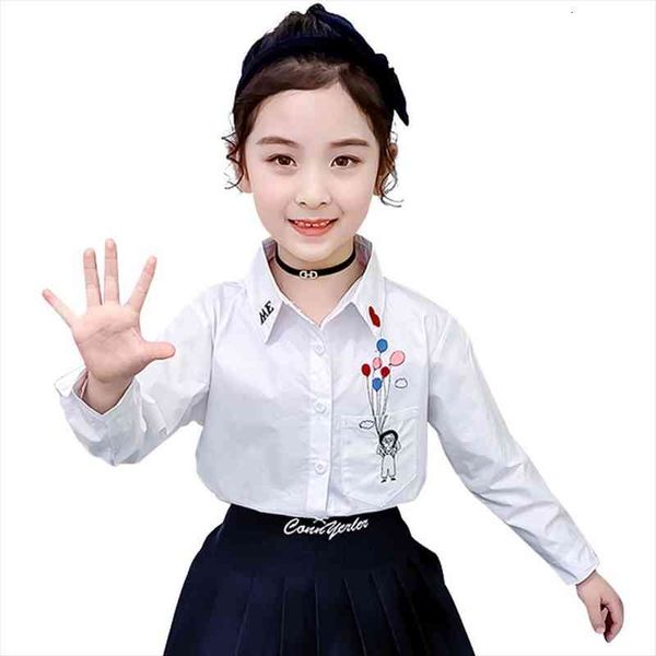 

shirts for girls school blouse girls white blouse childrens for girl teenage kids school clothes 6 10 12 14 year, White;black