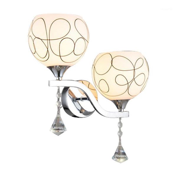 

wall lamp glass ball bedroom bedside e27 led living room aisle corridor warm romantic lighting mx42316251