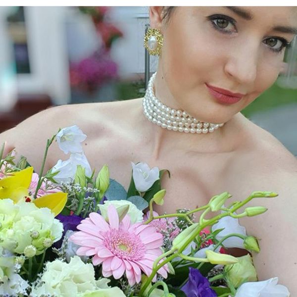 

classic multi layered simulated pearl choker necklace collar statement boho clavicle chain necklace women handmade jewelry charm, Golden;silver