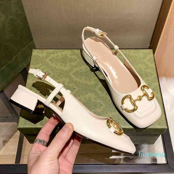 

sandals designer calfskin women shoes catwalk kitten heels pumps slingbacks mules flats beige grey dress wedding single shoe zmck, Black