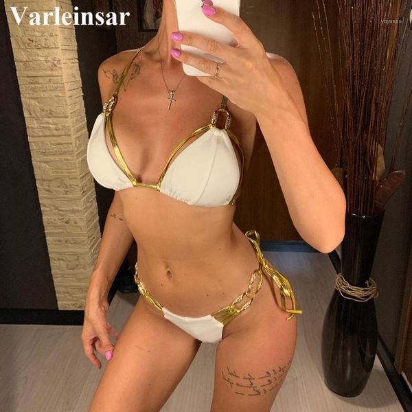 

crystal diamond jewelled rhinestones bikini female swimsuit women swimwear two-pieces bikini set bather bathing suit swim v22481, White;black