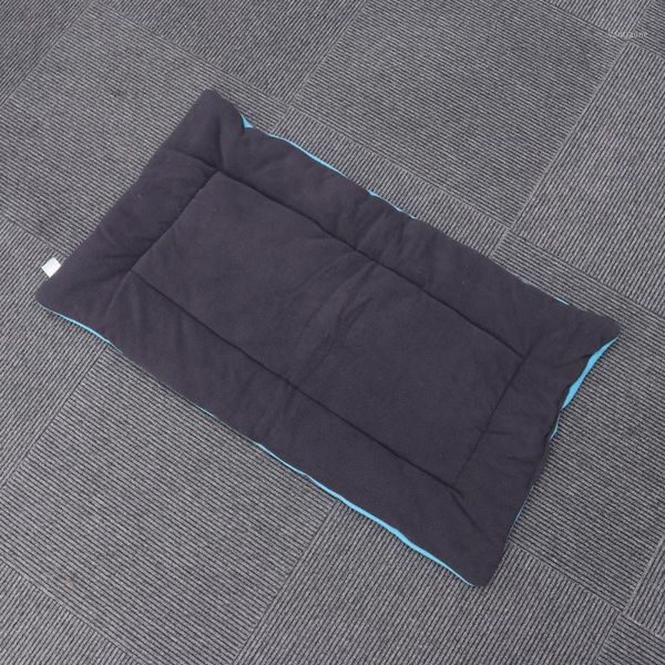 

cotton pet cushion dog puppy cat soft warm bed house nest for medium small dogs size (blue)1