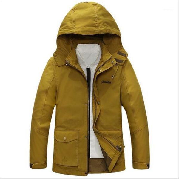 

new men's jacket plus 3xl size loose cotton men new spring mens casual coats warm jackets1, Black;brown