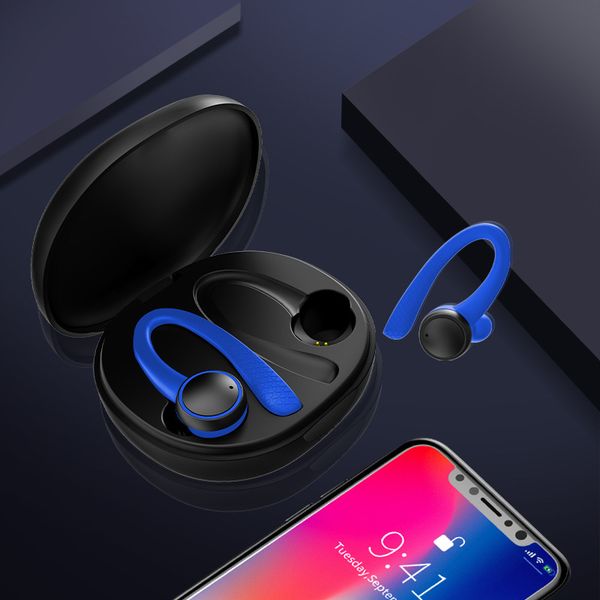 

2020 мода трансграничная новая черная технология bluetooth новое поступление гарнитура действительно беспроводной спортивный динамик бинаура