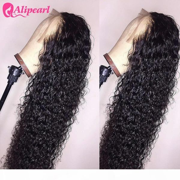 

hair wigs deep part curly lace front human hair wigs for women 180% 250% density brazilian hair 13x4 lace wigs, Black;brown