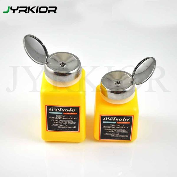 

professional hand tool sets jyrkior plastic anti-static press type 4a/6a 100/180ml lcohol fluid pressure pump dispenser remover bottle clean