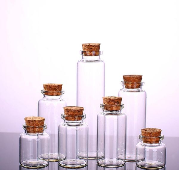 

clear glass bottle with corks vial glass jars pendant craft projects diy for keepsakes 30mm diameter