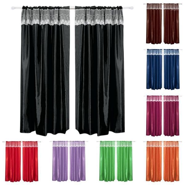 

door window curtain drape panel valances curtain rod installation pure color tulle home window blackout drapes1