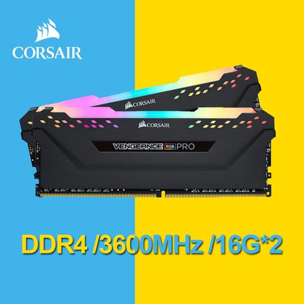 

vengeance rgb pro 32gb (2x16gb) ddr4 3600mhz (pc4-28800) c18 deskmemory memoria ram module