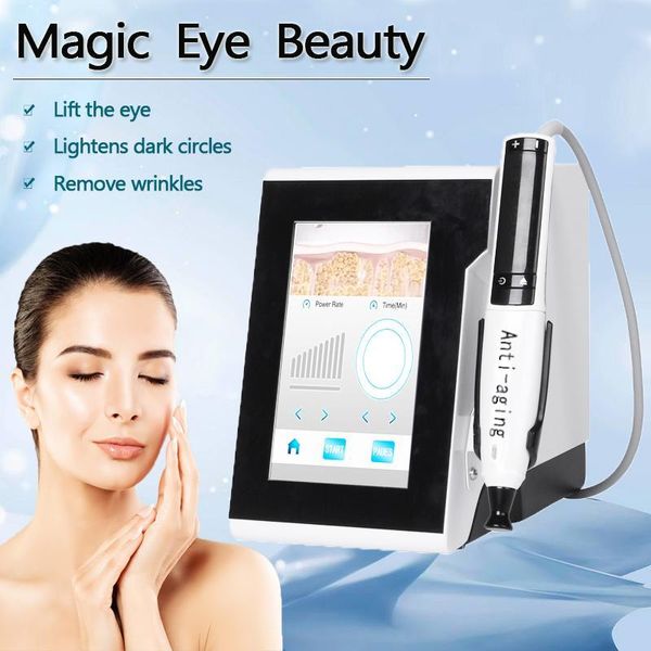 Alta efficienza Homesalon Uso RF Eyes Care Rimozione di macchine per borse per occhi e viso Macchina per salone di bellezza per la rimozione delle rughe