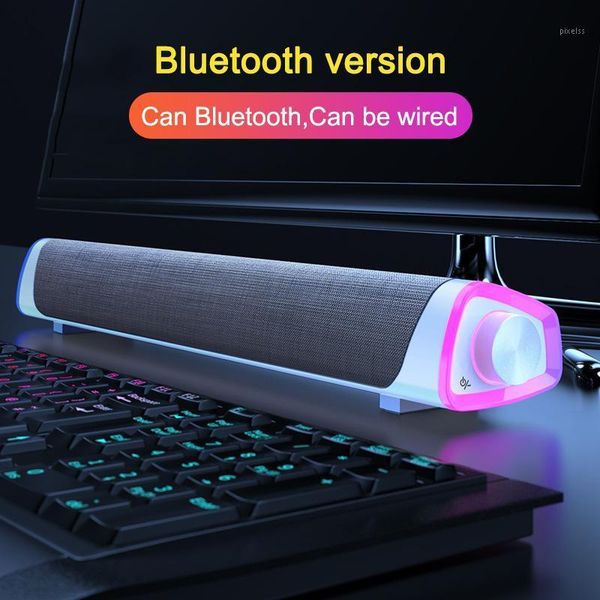 

2020 soundbar tv speaker bluetooth aux usb fm radio wired home theater surround for pc tv speaker computer soundbar1