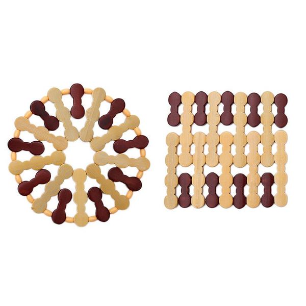 

бамбуковая термоизоляция коврик чаша чашка чашка пендота коврик для стола коврик для столовых ковриков для столовой для обеденного стола h w