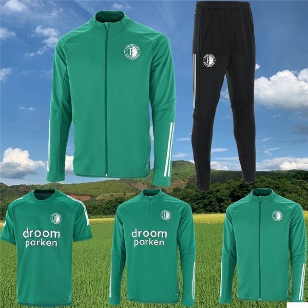 

feyenoord training suit 20new v.persie soccer tracksuit jackets jorgensen berghuis survetement maillots de foot bozenik football jogging, Black