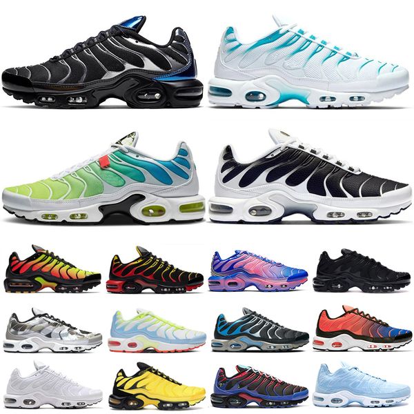 

tn plus running shoes for mens white volt black hyper psychic blue fury oreo purple womens breathable sports sneakers trainers outdoor