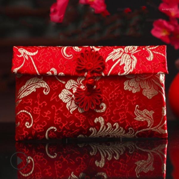 

soledi chinese knot exquisite money packets dragon phoenix pattern wallet kids brocade red envelopes wedding wishes1
