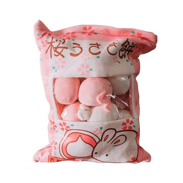 

bag a of rabbit keji lovely snacks pillow net red plush doll girl heart gift ts69