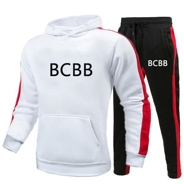 

sets tracksuit men sportswearspring and autumn men's 2 sets of sportswear suit hoodies + pants men's sports suit street pullover, Gray