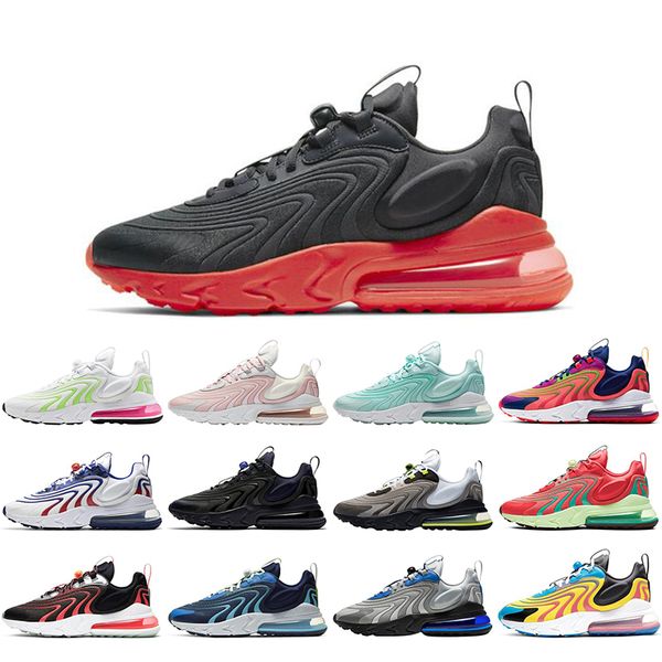 

2021 react running shoes for men women midnight turquois multi gum black sapphire silver blue mens trainers sports sneakers 5.5-11, White;red