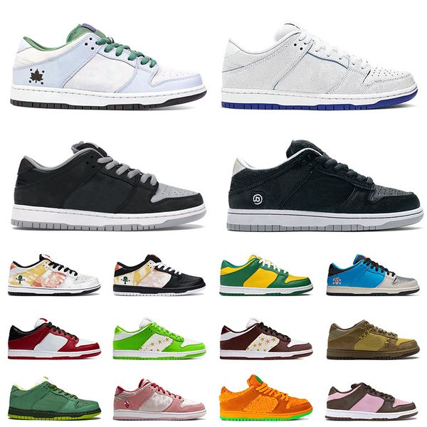 

fashion sb dunk chunky dunky low authentic sneakers white diamond be fbrick mean green leaf central park mens womens sports trainers