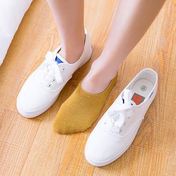 

harajuku cotton socks summer autumn cute candy color boat socks invisible low cut ankle women girls thin sock1, Black;white