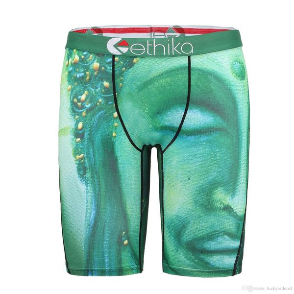 

ethika men's staple underwear scrawl sports hip hop rock excise underwear skateboard street fashion streched legging quick dry3543, Black;white