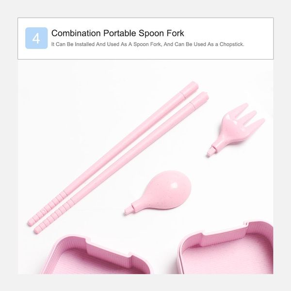 

900 мл солома пшеницы 3 слоя ланч-коробка с посудой bento коробки контейнеры для еды микроволновая печь студентка ланч коробка европа стиль