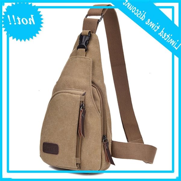 

korean small chest sports canvas men's multifunctional outdoor messenger bag