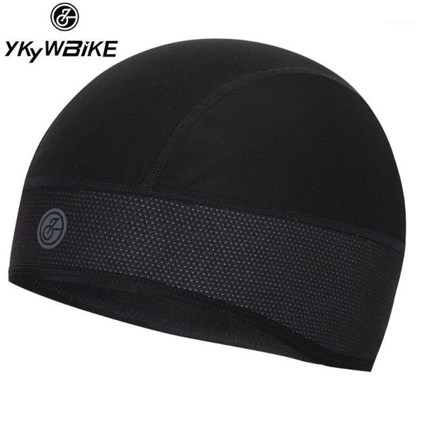 

cycling caps & masks ykywbike fleece bike hats winter thermal bicycle cap snow road sports warm1, Black