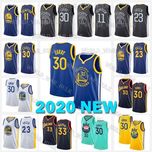 

2020 2021 new golden state warriors jersey stephen 30 curry james 33 wiseman draymond icon 23 green edition basketball jerseys, Black;red