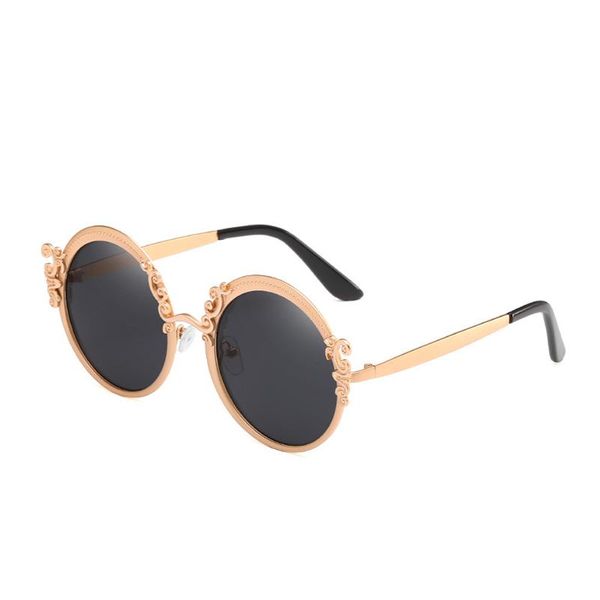 

sunglasses luxury round women sun glasses vintage ladies eyewear retro goggles oculos uv400 shades 66252j, White;black