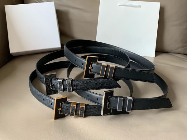 

new 2.5 cm width brown genuine leather pin buckle women belt with box women designers belts waistband 558088 06, Black;brown