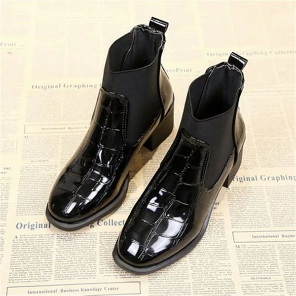 

2021 the new women torozelo pu leather boots and winter shoes women's fashion sd1a, Black
