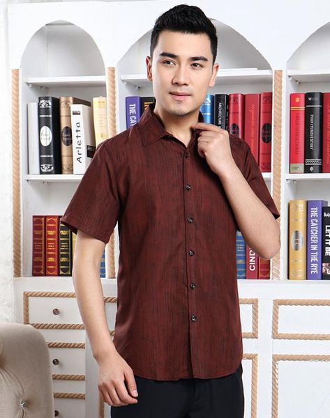 

new arrival men pure gambiered guangdong silk short-sleeve smart casual shirt,100% natural silk turndown collar shirts,gift mask1, White;black
