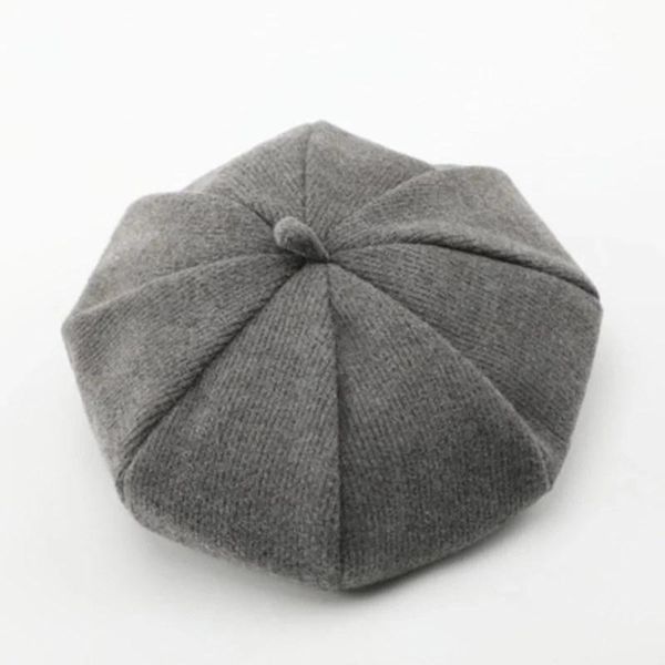 

cartelo autumn and winter new children's solid color knitted beret outdoor casual fashion hat cotton girl baby cute beret bbyaab