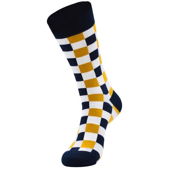 

crew cotton happy socks men british style harajuku casual harajuku designer brand fashion novelty lattice art for couple fun wmtqkn xhlove, Black