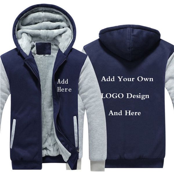 

drop shipping usa size personalized men hoodies sweatshirts customized logo printed design diy mens custom made jackets coats