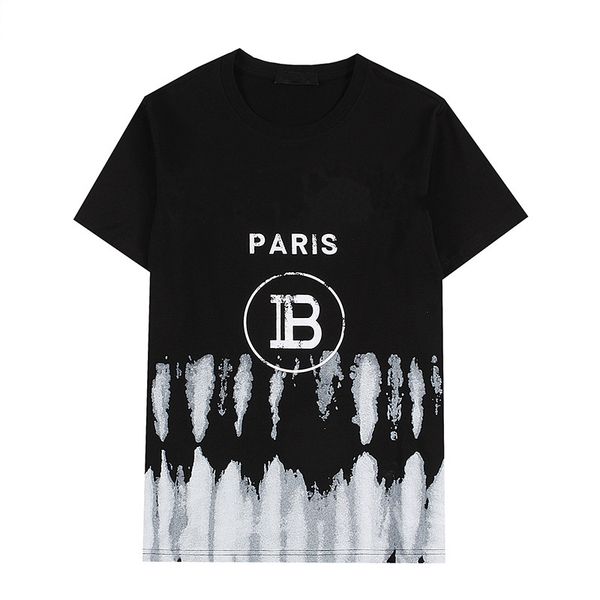 

21 mens women designers t-shirts fashion 3d letter graffiti print tees shirts men summer street wear cotton tshirt s-2xl, White;black