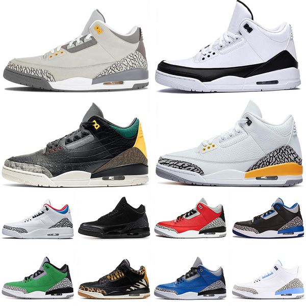 

2021 new jumpman 3 3s iii basketball shoes satin jordan retroÂ designer blue cement laser orange knicks rivals fire red sneakers