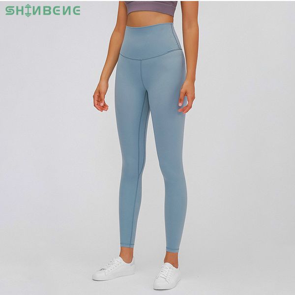 SHINBENE SUPER HIGH RISE Fitness Atletico Legging Pantaloni da yoga Donna Burroso-Morbido al tatto Allenamento Palestra Sport Legging Cucitura interna 24 