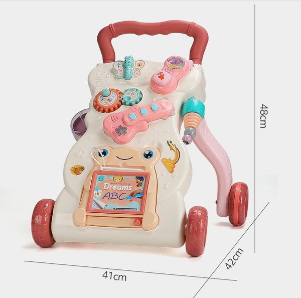 

baby walker cart multi function anti rollover o-leg baby walking aid toy