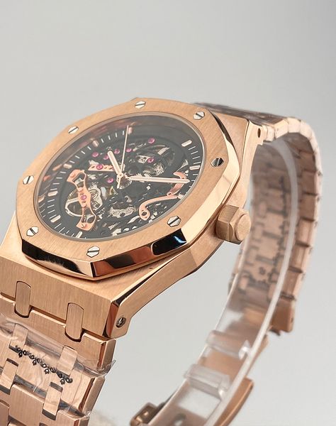 

luxury mens automatic mechanical watches classic style 42mm full stainless steel strap designer waterproof brand luxury mens watches bes, Slivery;brown