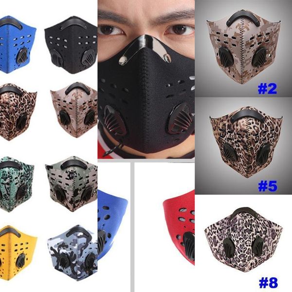 

breathable sports face carbon mask men pollution air filters bicycle dust smog protective half gsisgsis 5gq9