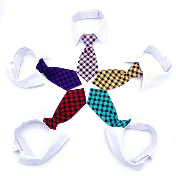 

animal bow grooming striped cat bowtie pet adjustable neck tie white collar dog necktie for party wedding