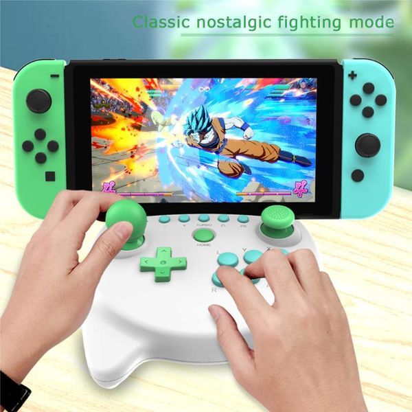 

games accessorises gamepads wireless game controller for switch joypad gamepad turbo function bt3.0 (165*160*35mm 280g)1