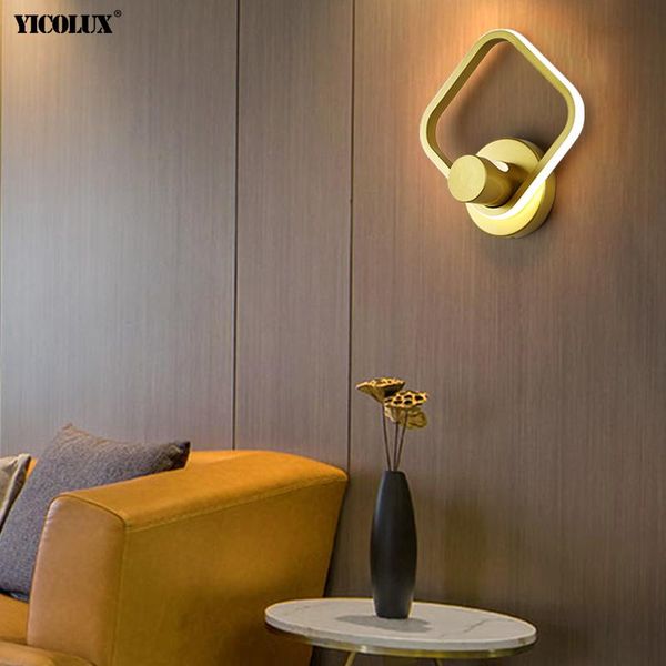 

modern wall lamp for living room bedside study bedroom corridor golden black body led lights decoration lighting luminaria techo