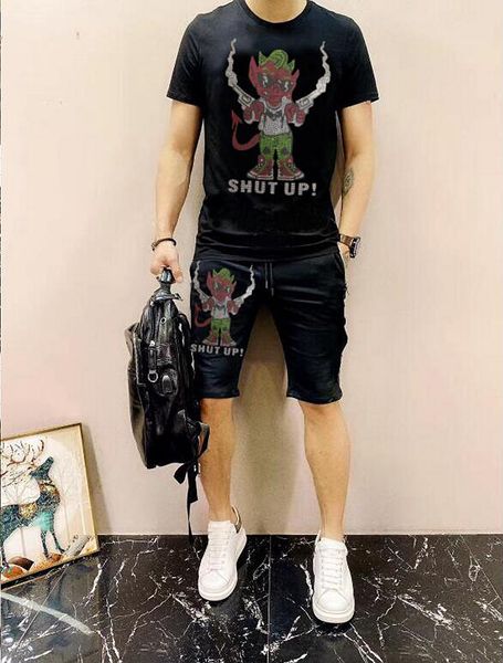 

fashion suit men's summer suits drill tracksuits men brand designer hip hop, Gray